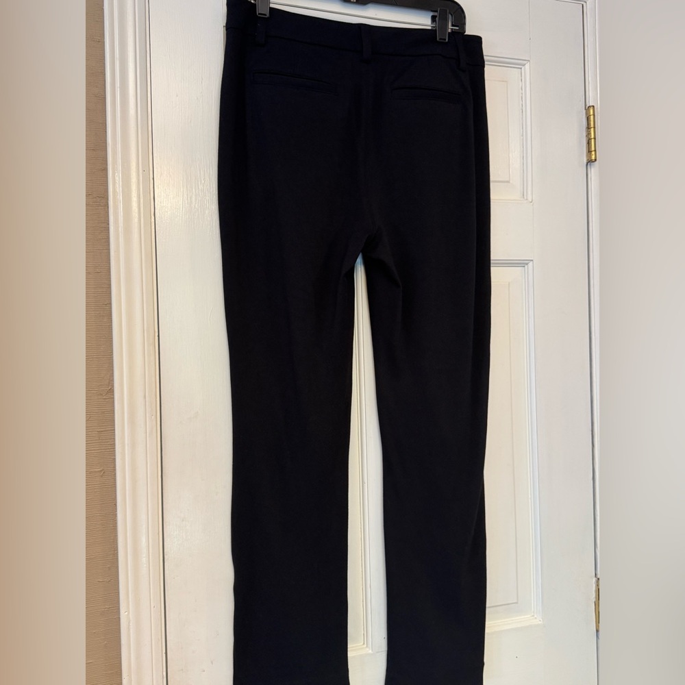 CAbi Black Straight Leg Pants with Split Ankle Hem - Picture 2 of 8